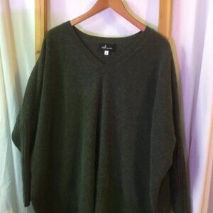 Cashmere Sweater - Green 2X Soft by Naadam